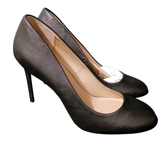 INC Laurenne Faux Leather Slip-On Pumps in‎ Black, Size 9, 4.5" Heels - Picture 6 of 12